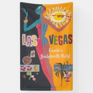 Vintage Las Vegas Bachelorette Weekend Party Banner