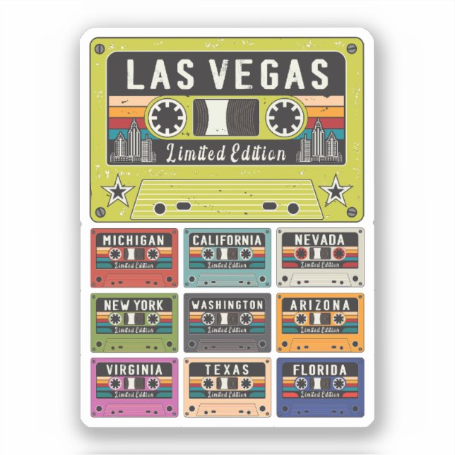 Vintage Las Vegas City travel (Front)