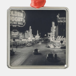 Vintage Las Vegas Metal Tree Decoration