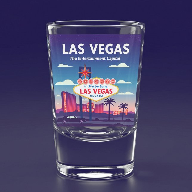 Vintage Las Vegas Nevada Shot Glass (Creator Uploaded)