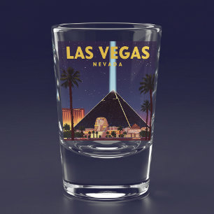 Vintage Las Vegas Nevada Shot Glass