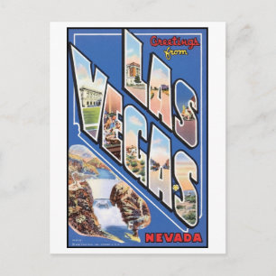 Vintage Las Vegas Postcard