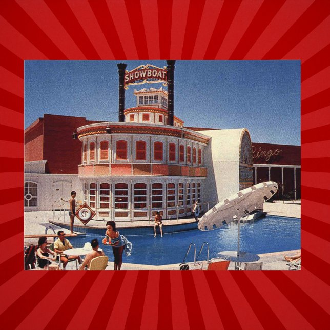 Vintage Las Vegas Showboat Postcard (Creator Uploaded)