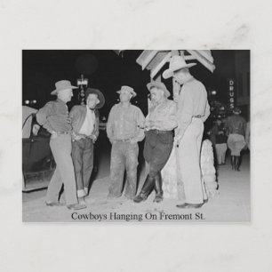 Vintage Las Vegas Street Scenes Postcard