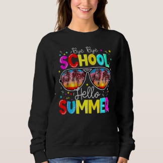 Vintage Last Day Of School Schools Out For Summer Sweatshirt