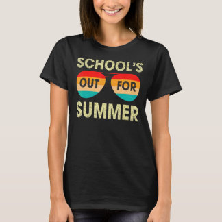 Vintage Last Day Of School Schools Out For Summer  T-Shirt