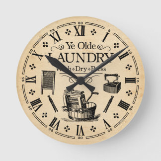 Vintage Laundry Room Clock