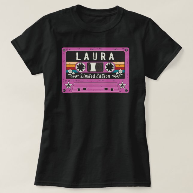 Vintage Laura Name T-Shirt (Design Front)