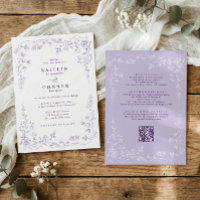 Vintage Lavender French Floral Wedding