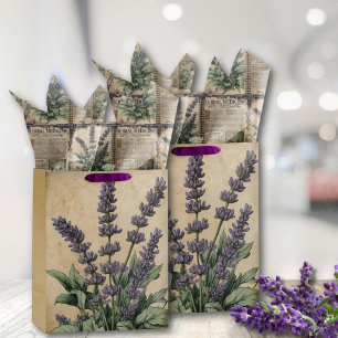 Vintage Lavender Garden  Tissue Paper