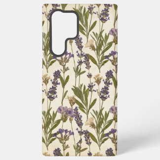 Vintage Lavender Herbarium Botanical Samsung Galaxy Case