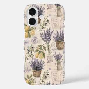 vintage lavender Iphone 16 case
