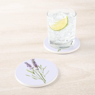 Vintage Lavender no2 Coaster