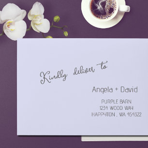  Vintage lavenders - light purple  Envelope
