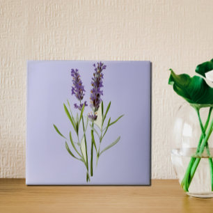 Vintage lavenders tile