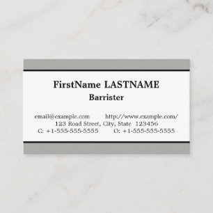 Vintage, Law Professional Business Card