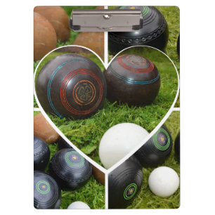 Vintage Lawn Bowls Collection,  Clipboard