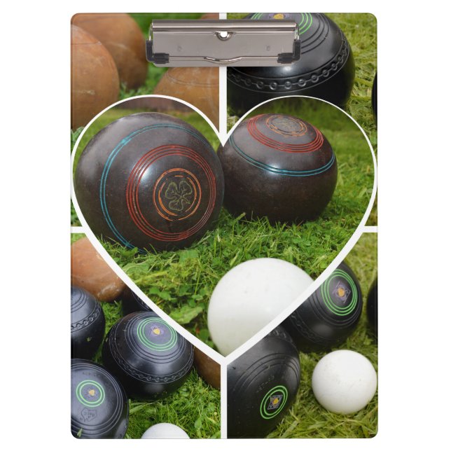 Vintage Lawn Bowls Collection,  Clipboard (Front)