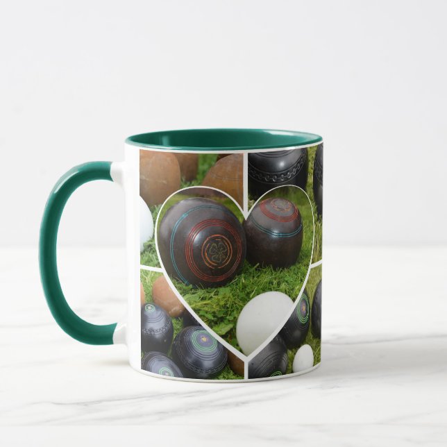 Vintage Lawn Bowls Collection,  Mug (Left)