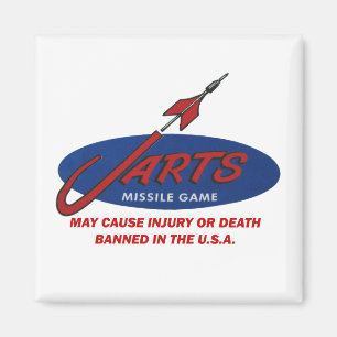 Vintage Lawn Jarts Magnet