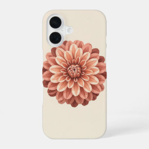 Vintage Layered Dahlia iPhone 16 Case