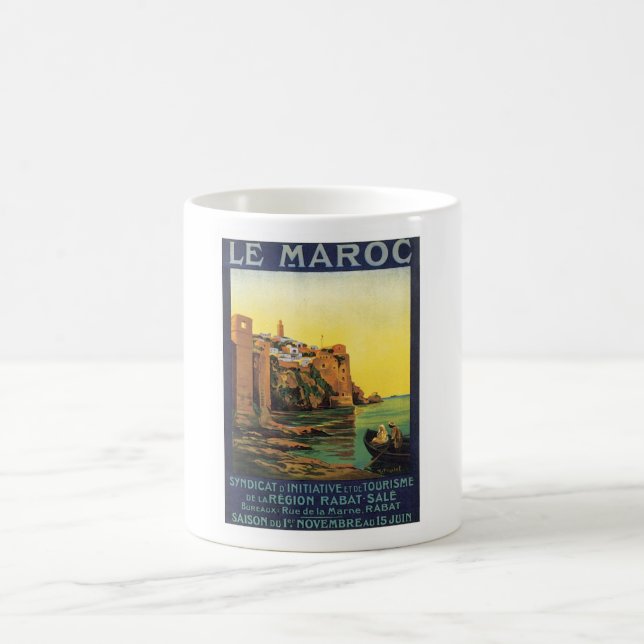 Vintage Le Maroc Morocco Coffee Mug (Center)