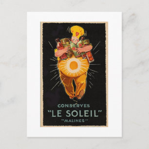 Vintage Le Soleil Postcard