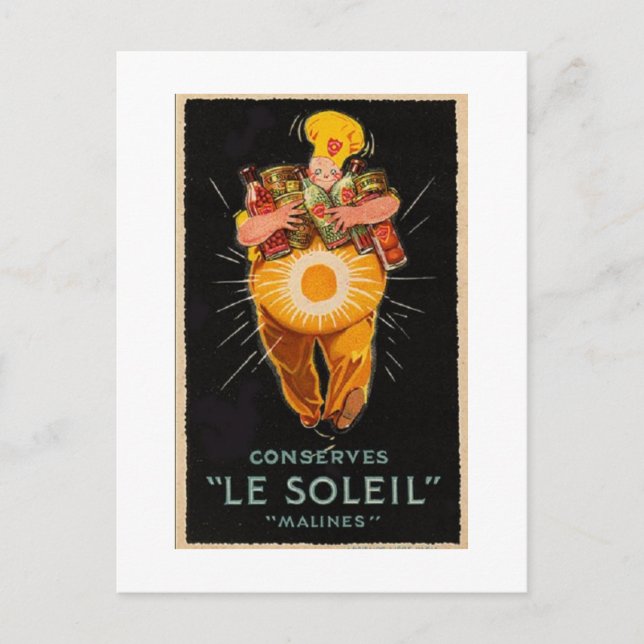 Vintage Le Soleil Postcard (Front)