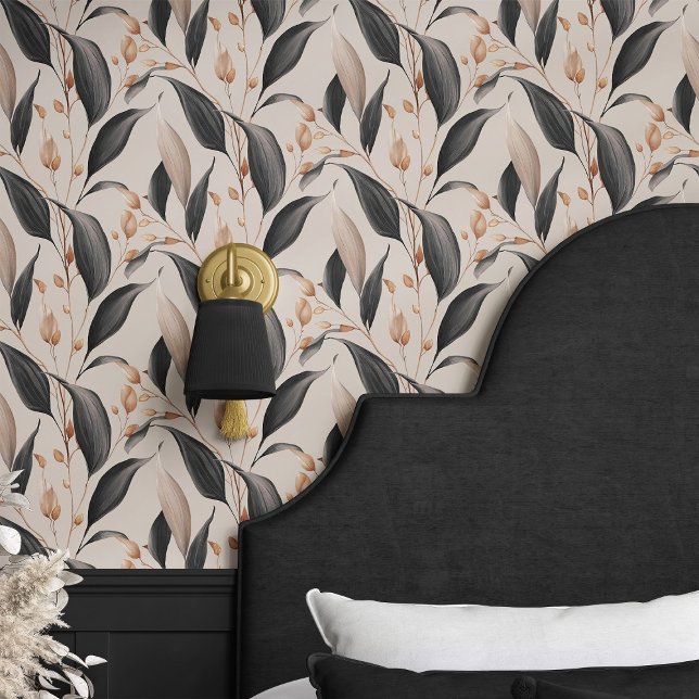 Vintage Leaf Dark Academia Wallpaper (Creator Uploaded)