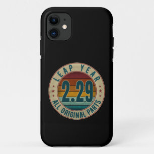 Vintage Leap Year February 29 All Original Parts iPhone 11 Case