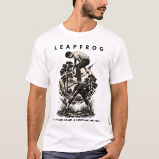 Vintage Leapfrog Classic Childhood Game Friendship T-Shirt