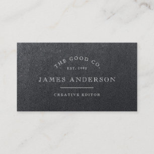 Vintage Leather Business Card