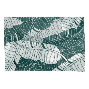 Vintage Leaves Pattern Background Pillowcase