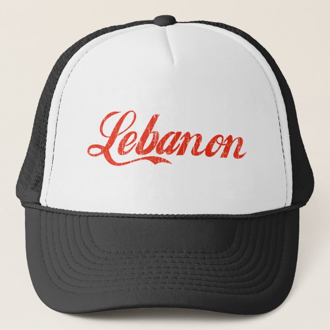 Vintage Lebanon Trucker Hat (Front)