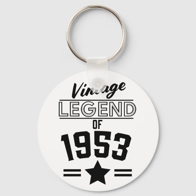 Vintage Legend of 1953 Key Ring (Front)