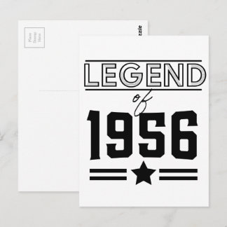 Vintage Legend of 1956 Postcard