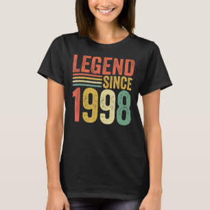 Vintage Legend Since 1998 24th Birthday Retro Men T-Shirt