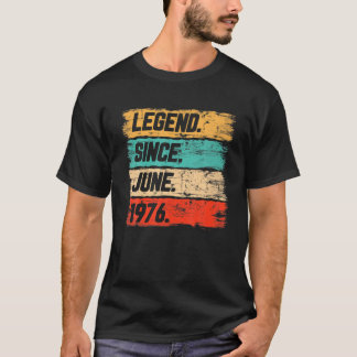 Vintage Legend Since March 1976 45Th Birthday 45 Y T-Shirt
