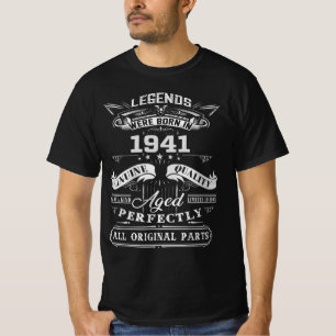 Vintage Legend Were Born In 1941 , 1941 Happy Birt T-Shirt