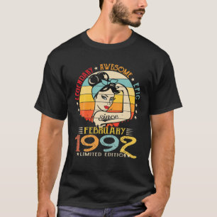 Vintage Legendary Awesome Epic Since February 1992 T-Shirt