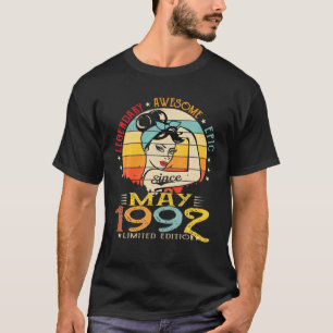 Vintage Legendary Awesome Epic Since May 1992 Birt T-Shirt