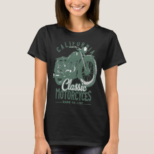 Vintage Legends Classic Biker Old School Motorcycl T-Shirt