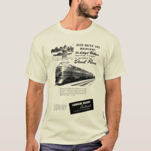 Vintage Lehigh Valley Railroad  T-Shirt