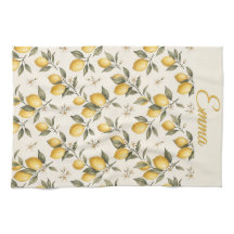 Vintage Lemon Blossom – Elegant Botanical Citrus