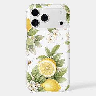 Vintage Lemon Blossom Pattern   Cottagecore Citrus