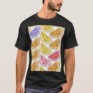 Vintage Lemon Citrus Summer Texture T-Shirt