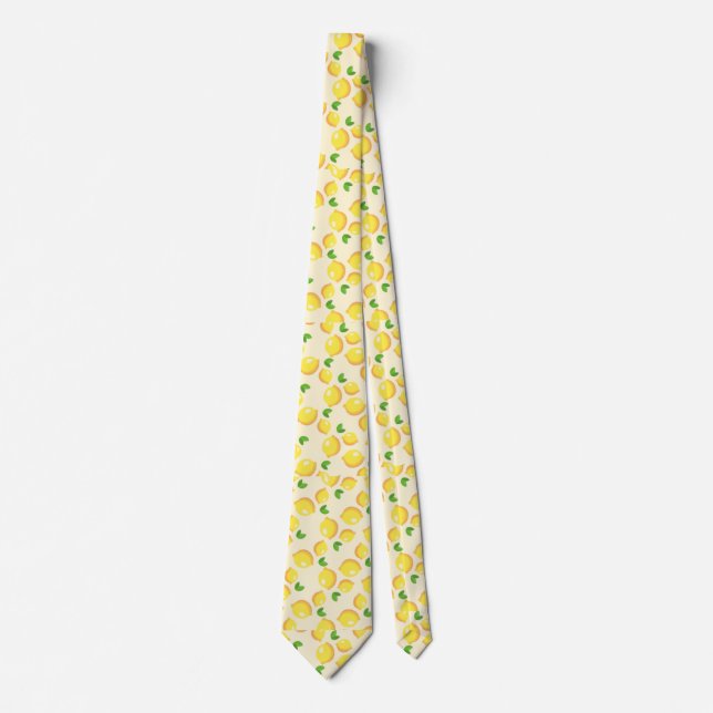 Vintage Lemon pattern Tie (Front)