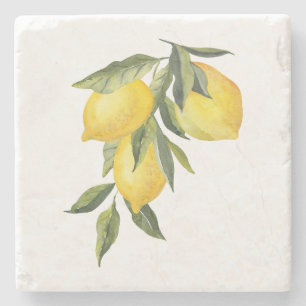 Vintage Lemon Stone Coaster