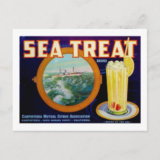 Vintage Lemonade Ad Postcard