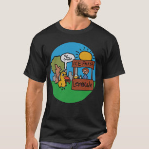 Vintage Lemonade Duck Lemonade Stand Funny Meme T-Shirt